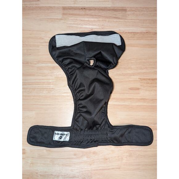 Pet Parents Black Polyester Dog Diaper w/ Waterproof Liner Size M Puppy Training - Picture 2 of 5